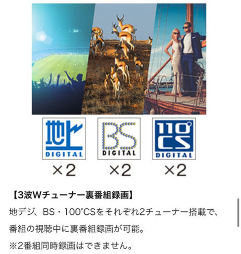 譲渡先決定　ハイセンス 49V型 液晶 テレビ HJ49K3121 フルハイビジョン 外付けHDD裏番組録画対応 