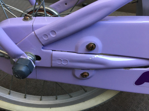子供用自転車　18インチ　パープル