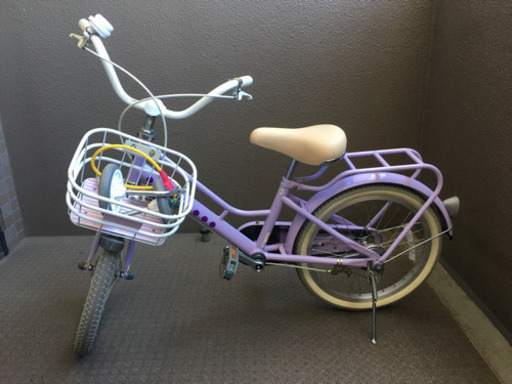 子供用自転車　18インチ　パープル
