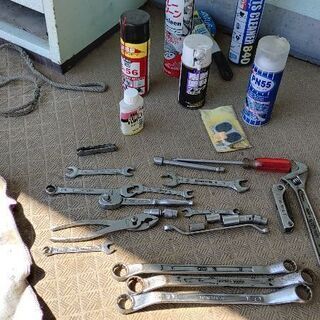 工具類。バイクを売ることに伴ういらなくなった工具