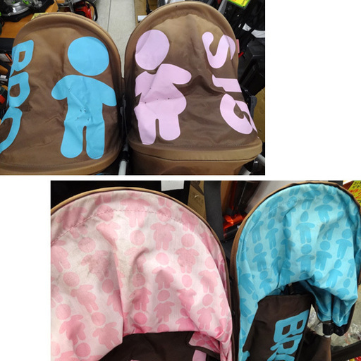 双子・二人用 ベビーカー COSATTO コサット YOU2 （SIS/BRO）ツイン 2人乗り ピンク×水色 ☆ PayPay(ペイペイ)決済可能 ☆ 札幌市 豊平区 平岸 アウトレットモノハウス