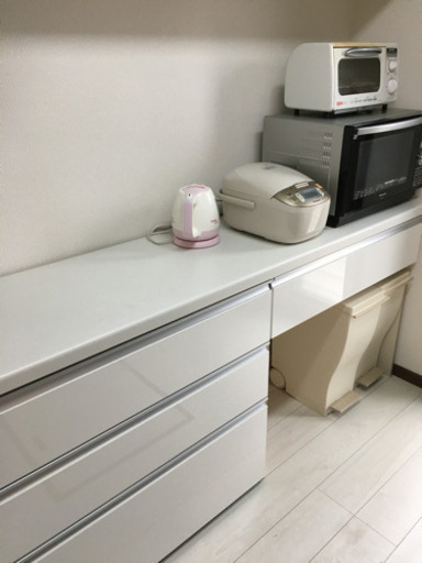 4/24まで出品 クリナップ  カップボード  90cm×2セット+天板