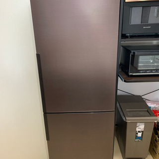【美品✨️】SHARP プラズマクラスター冷凍冷蔵庫 271L ブラウン アウトレット品】 SJ-PD27C-T 冷蔵庫 ブラウン系 [271L /2ドア /右開き