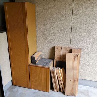 ロッカー　　木材　　　DIYに