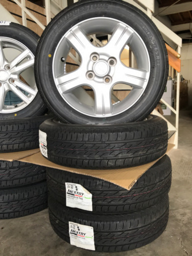 新品夏タイヤ　155/65R14 ホイールセット　ダイハツ純正