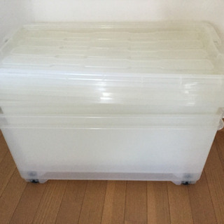 中古　収納ケース　２種類　各2個　 幅41 奥行73.5 高さ3...