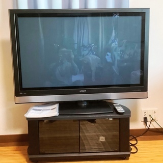 格安、日立の４２型プラズマテレビ Wooo P42-H01 、テ...
