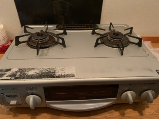 Rinnai リンナイ　ガステーブル　ガスコンロ　2口　二口　KGE80SL 都市ガス　13A