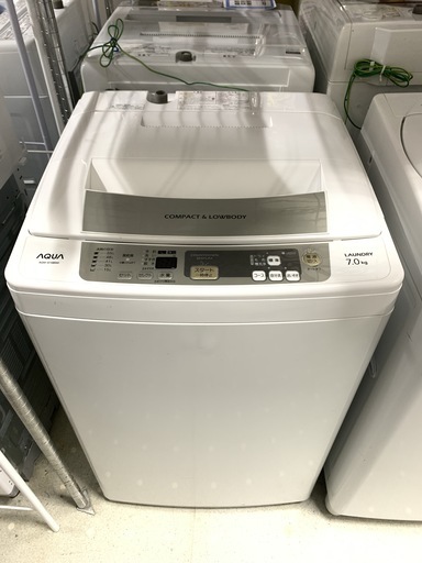 アクア　7kg 全自動洗濯機　AQW-S70B　2014年