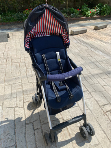 ベビーカー　アップリカ　マジカルエアープラス　保証書・カバー・フック付き
