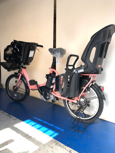 ヤマハ　パスキッスミニ　20インチ 3人乗り 8.7ah ピンク　電動自転車　電動アシスト