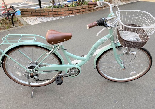 MAHALO マハロジュニア 24インチ 自転車 LEDライト 6段ギア★買取帝国 志木店