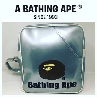 レア A BATHING APE エイプ 大猿エナメルワンショル...