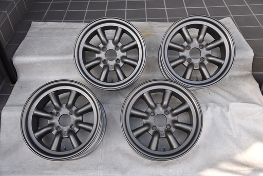 ワタナベ PCD100 +9.5 ？ +14.5 ？ 14インチ 6.5Ｊ NA ロードスター などに