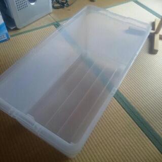 DCM  深型収納・衣装ケース フタ無し ４ケースセット