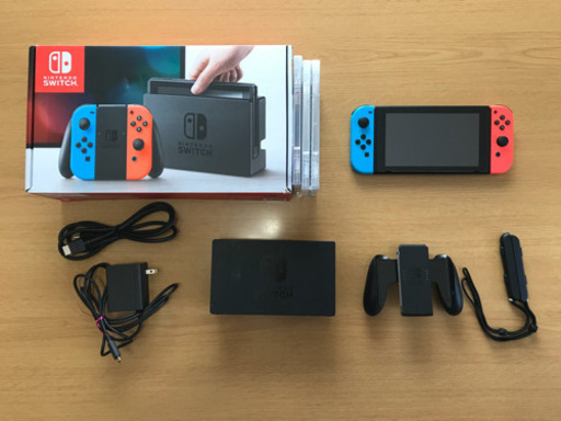 【追記】Nintendo Switch ネオンカラー　（おまけカセット3個付き）