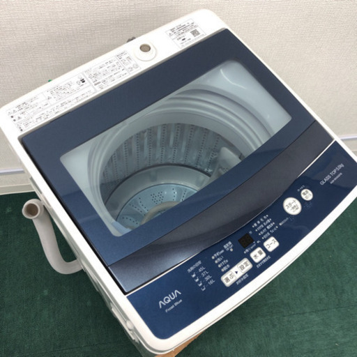 配達無料地域あり＊美品＊アクア 2018年製 5キロ＊コンパクトで人気＊特別価格
