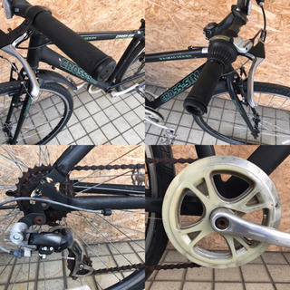 現状販売品 SAKAICYCLE CROSS-SIM マットブラック 街乗り自転車 の画像