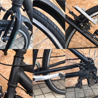 現状販売品 SAKAICYCLE CROSS-SIM マットブラック 街乗り自転車 の画像