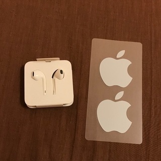 【新品】iPhone イヤホン　アップルシール　付属品