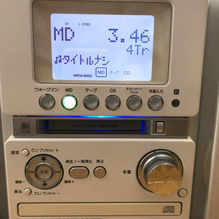 SONY コンポ　オーディオの画像