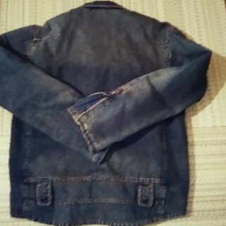 【USED】【値下げ】メンズ　デニムライダース　裏ボアの画像
