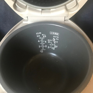 東芝 RC-10PH炊飯器 ☆IH5.5合炊き羽釜保温釜厚釜ブラックの画像