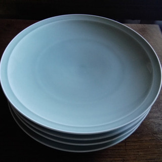 有田焼 青磁 特大皿 まとめて14枚 業務用 山徳