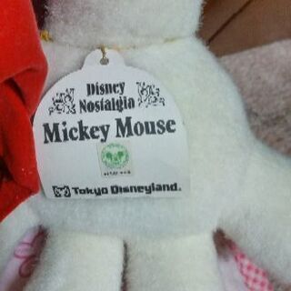 ミッキーぬいぐるみの画像