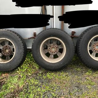 Yokohama GeoLander四駆タイヤ 3本 P245/70R16 ホイール付の画像