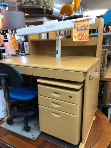 システムデスク2WAY  学習机　鍵付き