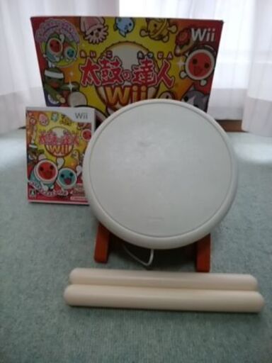wii 太鼓の達人　ソフト　太鼓とバチ
