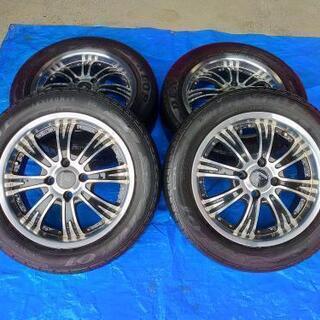 15inchホイール bkack diamond 古タイヤ付