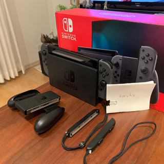 任天堂Switch バッテリーが長持ちモデル グレー 中古良品