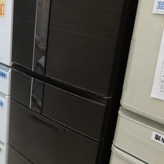 MITSUBISHI/三菱 6ドア冷蔵庫 475L MR-JX48LX-RW1 2014年製 ブラウン【ユーズドユーズ名古屋天白店】
