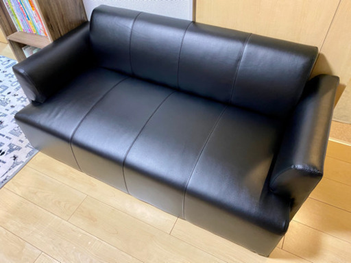 [美品] HEMLINGBY ヘムリングビー 2人掛けソファ, ボームスタード ブラック