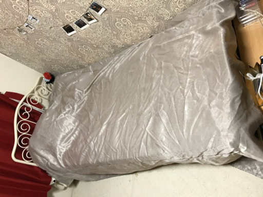 お洒落なシングルベット　お話中