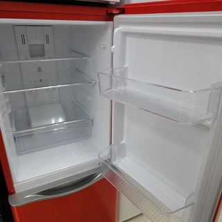 シーエス大宇/DAEWOO 2ドア冷蔵庫 150L DR-C15AR 2017年製 赤