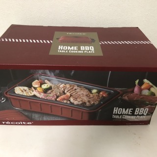 recolte クッキングプレート HOME BBQ レッドの画像