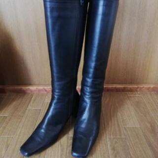 ブーツ　ロングブーツ　ヨシエイナバ　yoshie inaba

