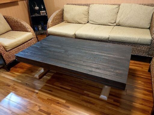ローテーブル リゾート風 135cm×80cm