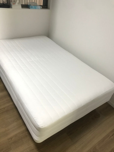 引き取りに来れる方限定！無印良品-脚付きマットレス（セミダブル）
