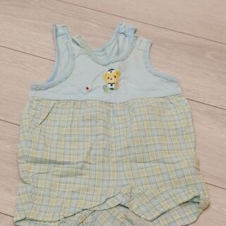 ミキハウス　70サイズ　ノースリーブのロンパース