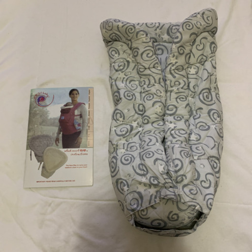 美品】エルゴベビー クールエア カーボングレー インサート・おまけ付き