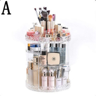 【譲ります】【未使用品】透明アクリル回転式コスメ収納
