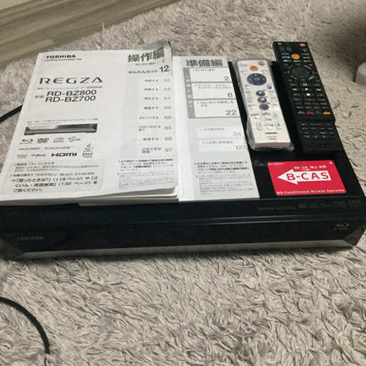 【商談中】TOSHIBAブルーレイレコーダー  REGZA RD-BZ700