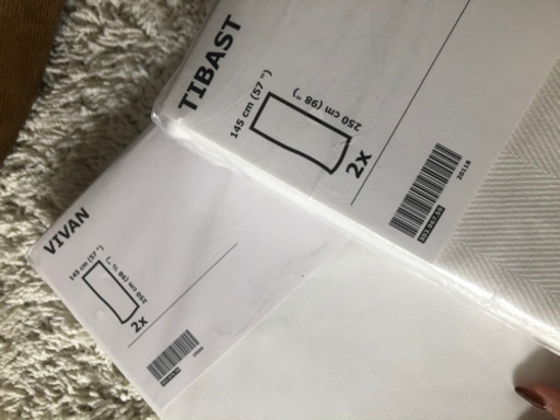 IKEA カーテン　VIVAN・TIBAST