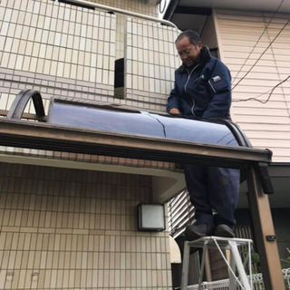 カーポート　倉庫屋根波板修理新設致します（所沢市　狭山市入間市新座市清瀬市〜） − 埼玉県