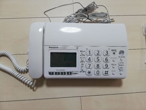 ファックス機能付き電話機と子機