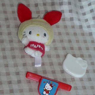 献血　非売品　ハローキティ　ぬいぐるみ　箸置き　チューブを絞る道...